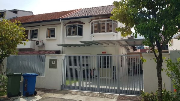 Carporch & Main Gate Work at 43 Jalan Terubok